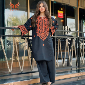 Black Embroidery Luxury Two-Piece (Pakistan Collection)