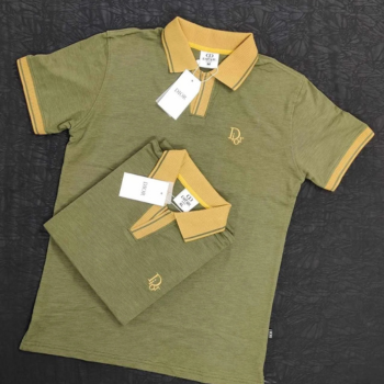 Double PK Snap Button Polo Shirt