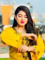 Pakistani Inspired Boutique Kurta Dress (2 Pieces) Yellow - Image 3