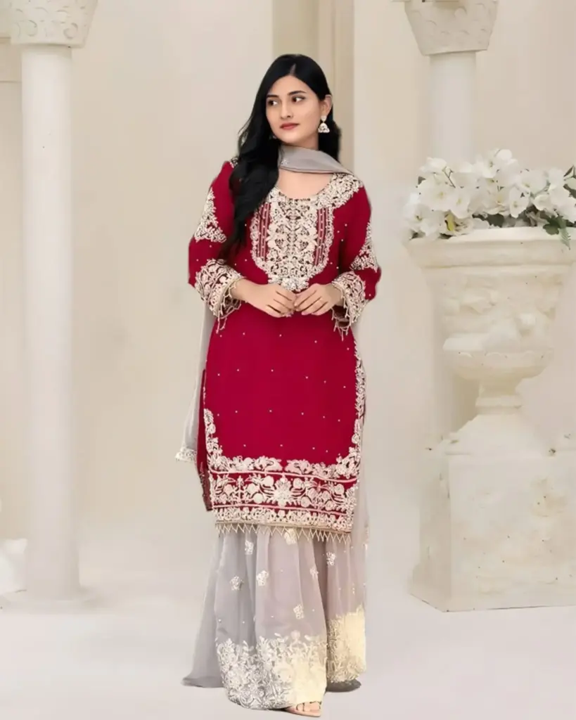 Most Popular Exclusive Premium Garara, Sarara Luxury Party Dress.