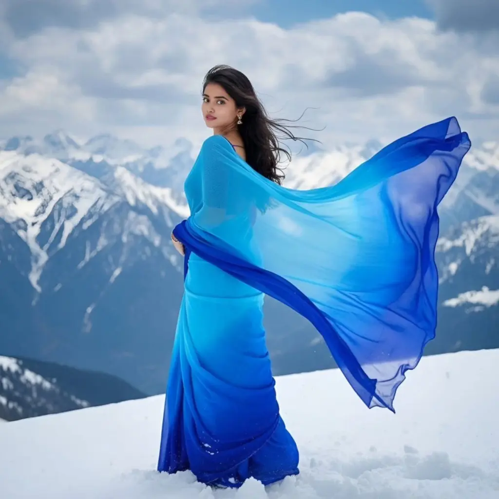 💙 Blue Elegance Saree – সৌন্দর্যের এক অনন্য প্রকাশ!